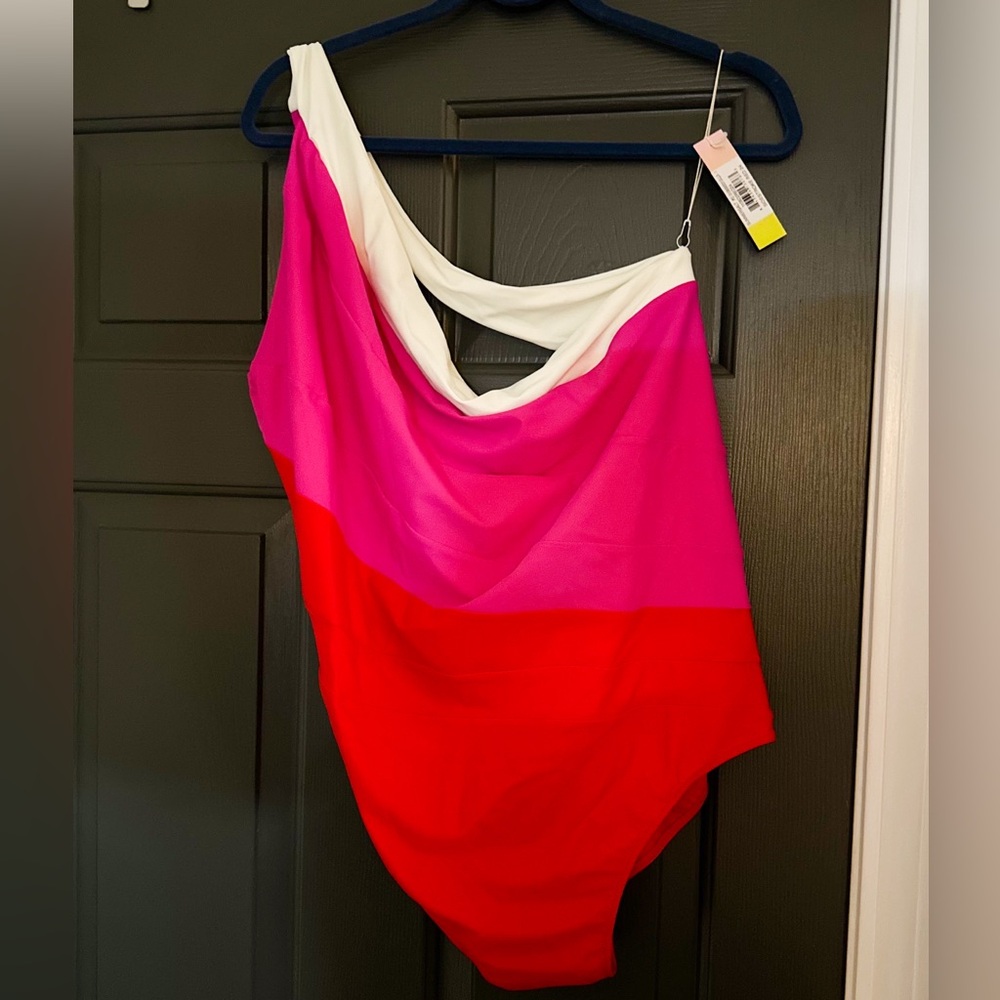 Summersalt Sidestroke - One-Shoulder Colorblock One-Piece Swimsuit